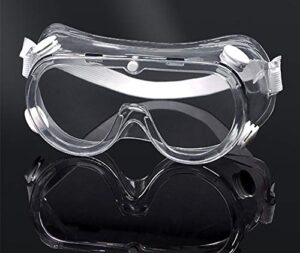 Sellstrom Safety Goggles for Eye Protection, Flexible, Soft Protective Eye Shield for Men and Women with Clear Anti-Fog Lens, Indirect Vent, Black Adjustable Strap, S81210